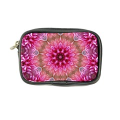 Flower Mandala Art Pink Abstract Coin Purse by Celenk