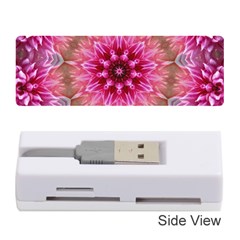 Flower Mandala Art Pink Abstract Memory Card Reader (stick)  by Celenk