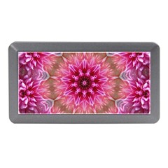 Flower Mandala Art Pink Abstract Memory Card Reader (mini) by Celenk