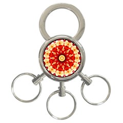 Abstract Art Abstract Background 3-ring Key Chains by Celenk