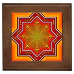 Mandala Zen Meditation Spiritual Framed Tiles Front