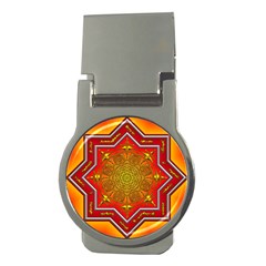 Mandala Zen Meditation Spiritual Money Clips (round)  by Celenk