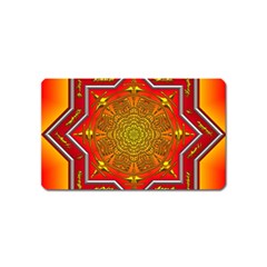 Mandala Zen Meditation Spiritual Magnet (name Card) by Celenk