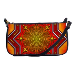 Mandala Zen Meditation Spiritual Shoulder Clutch Bags by Celenk