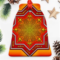 Mandala Zen Meditation Spiritual Bell Ornament (two Sides) by Celenk