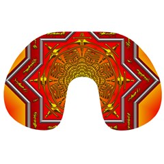 Mandala Zen Meditation Spiritual Travel Neck Pillows by Celenk