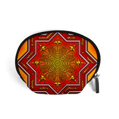 Mandala Zen Meditation Spiritual Accessory Pouches (small)  by Celenk