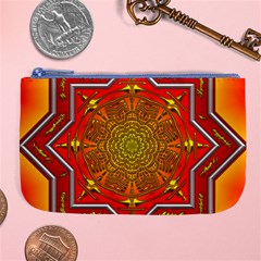 Mandala Zen Meditation Spiritual Large Coin Purse by Celenk