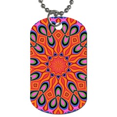 Abstract Art Abstract Background Dog Tag (two Sides) by Celenk