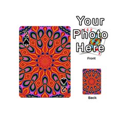 Abstract Art Abstract Background Playing Cards 54 (mini)  by Celenk