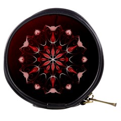 Mandala Red Bright Kaleidoscope Mini Makeup Bags by Celenk