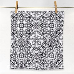 Mandala Pattern Line Art Face Towel by Celenk