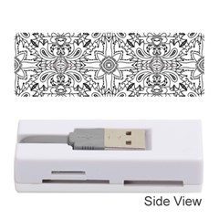 Mandala Pattern Line Art Memory Card Reader (stick)  by Celenk