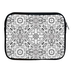 Mandala Pattern Line Art Apple Ipad 2/3/4 Zipper Cases by Celenk