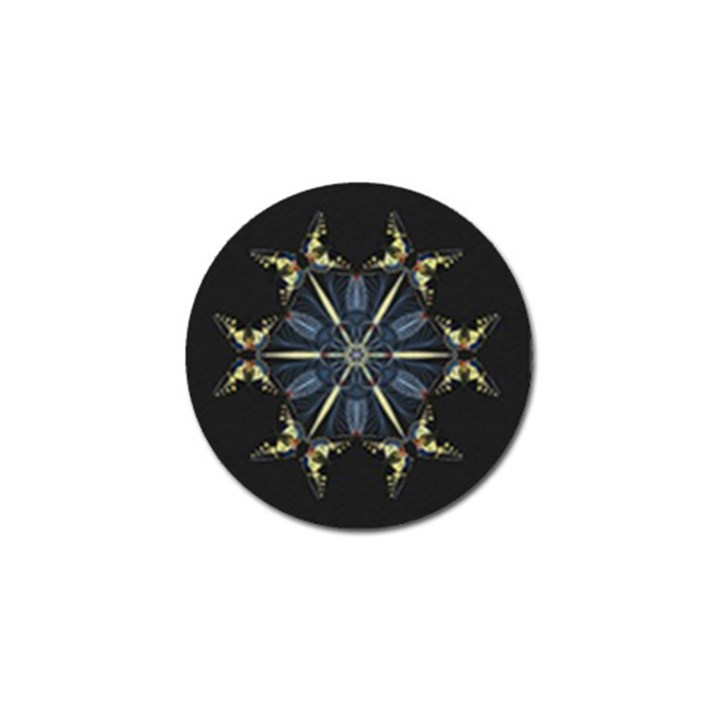 Mandala Butterfly Concentration Golf Ball Marker (4 pack)