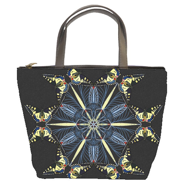 Mandala Butterfly Concentration Bucket Bags