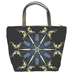 Mandala Butterfly Concentration Bucket Bags Back