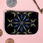 Mandala Butterfly Concentration Mini Coin Purses Front