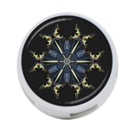 Mandala Butterfly Concentration 4-Port USB Hub (One Side) Front