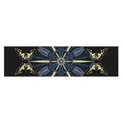 Mandala Butterfly Concentration Satin Scarf (Oblong)