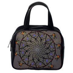 Bird Mandala Spirit Meditation Classic Handbags (one Side) by Celenk