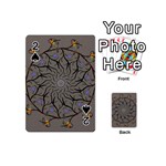 Bird Mandala Spirit Meditation Playing Cards 54 (Mini)  Front - Spade2