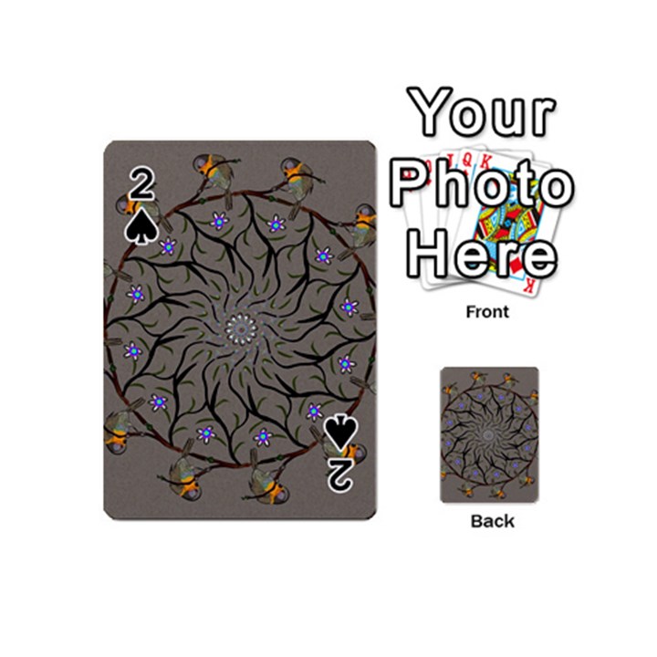 Bird Mandala Spirit Meditation Playing Cards 54 (Mini) 