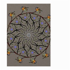 Bird Mandala Spirit Meditation Small Garden Flag (Two Sides)