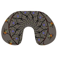 Bird Mandala Spirit Meditation Travel Neck Pillows by Celenk