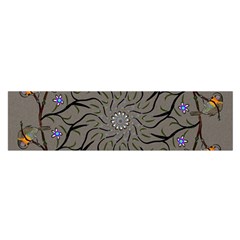 Bird Mandala Spirit Meditation Satin Scarf (oblong) by Celenk