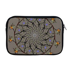 Bird Mandala Spirit Meditation Apple Macbook Pro 17  Zipper Case by Celenk