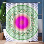 Flower Abstract Floral Shower Curtain 60  x 72  (Medium)  60 x72  Curtain