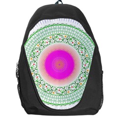 Flower Abstract Floral Backpack Bag by Celenk