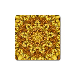 Abstract Antique Art Background Square Magnet by Celenk