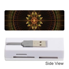 Fractal Floral Mandala Abstract Memory Card Reader (stick)  by Celenk