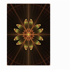 Fractal Floral Mandala Abstract Large Garden Flag (two Sides)