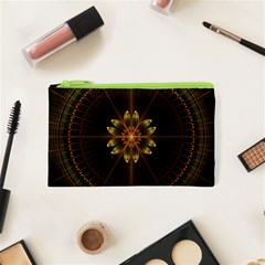 Fractal Floral Mandala Abstract Cosmetic Bag (xs) by Celenk