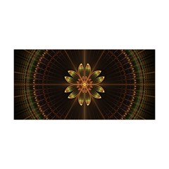 Fractal Floral Mandala Abstract Yoga Headband by Celenk