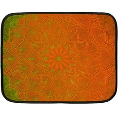 Background Paper Vintage Orange Double Sided Fleece Blanket (mini)  by Celenk