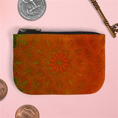 Background Paper Vintage Orange Mini Coin Purses by Celenk