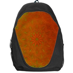 Background Paper Vintage Orange Backpack Bag by Celenk