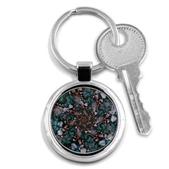 Art Artwork Fractal Digital Art Key Chains (round)  by Celenk