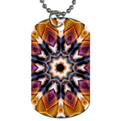 Kaleidoscope Pattern Kaleydograf Dog Tag (two Sides) by Celenk