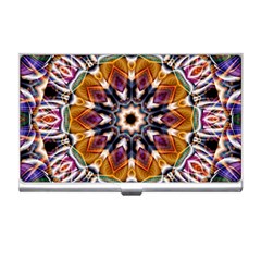 Kaleidoscope Pattern Kaleydograf Business Card Holders by Celenk