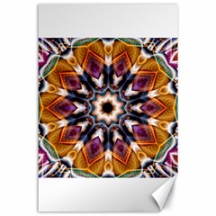 Kaleidoscope Pattern Kaleydograf Canvas 24  X 36  by Celenk