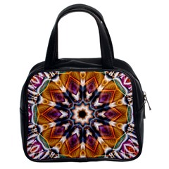 Kaleidoscope Pattern Kaleydograf Classic Handbags (2 Sides) by Celenk