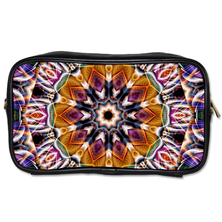 Kaleidoscope Pattern Kaleydograf Toiletries Bags 2-Side