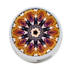 Kaleidoscope Pattern Kaleydograf 4-port Usb Hub (two Sides)  by Celenk