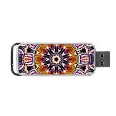 Kaleidoscope Pattern Kaleydograf Portable Usb Flash (two Sides) by Celenk