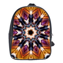 Kaleidoscope Pattern Kaleydograf School Bag (xl) by Celenk